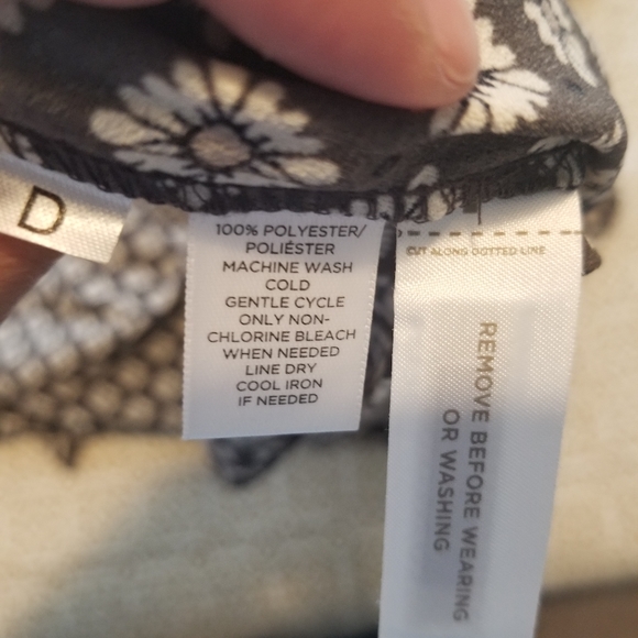 LOFT Button Down Long Sleeve Belted Shirtdress M - Picture 10 of 11